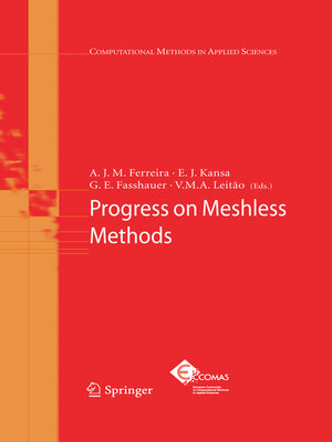 cover image of Progress on Meshless Methods